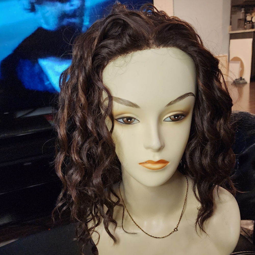 Curly Lace wig human hair